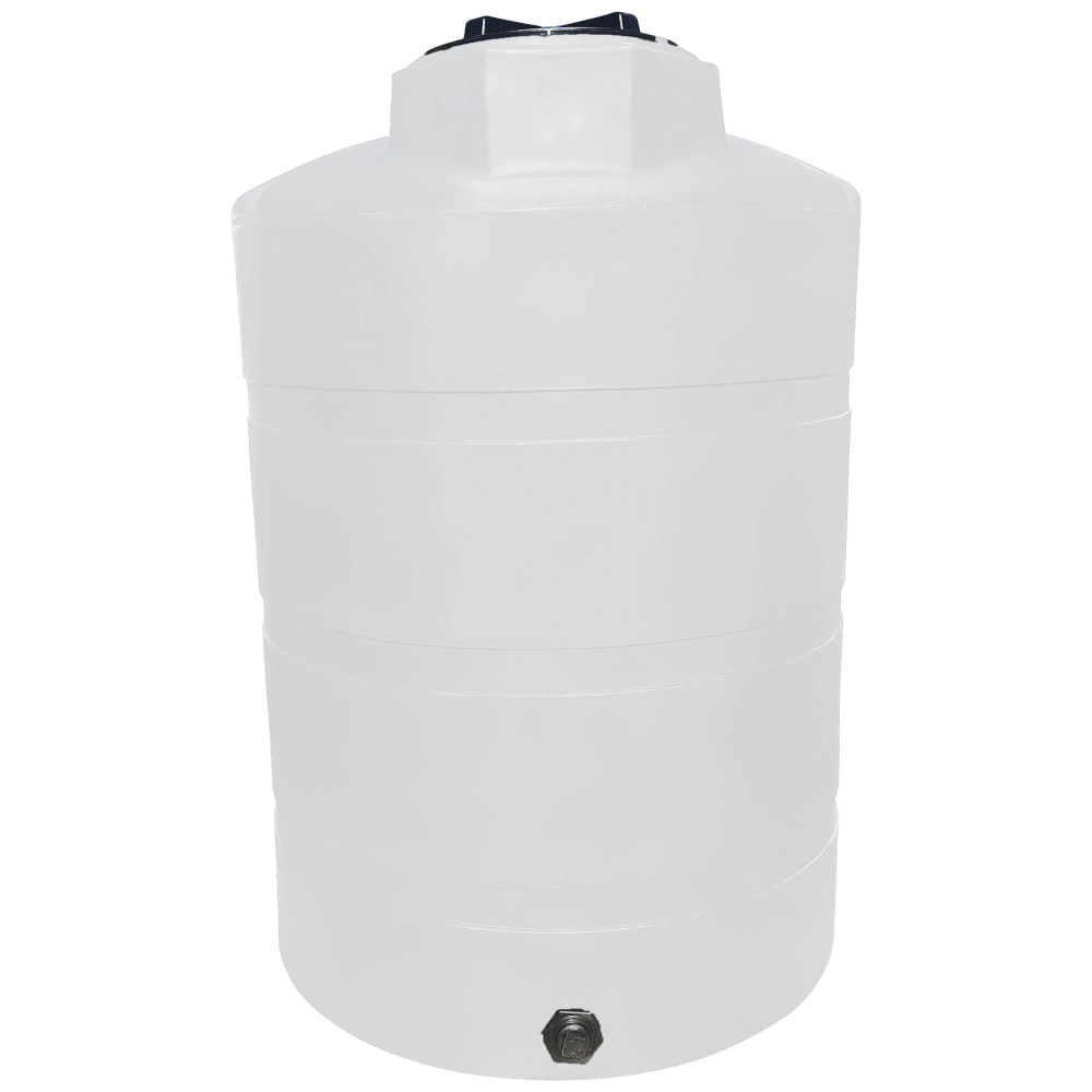 Norwesco 1500 Gallon Vertical Bulk Storage Tank - 16” Manway – 2” Outlet
