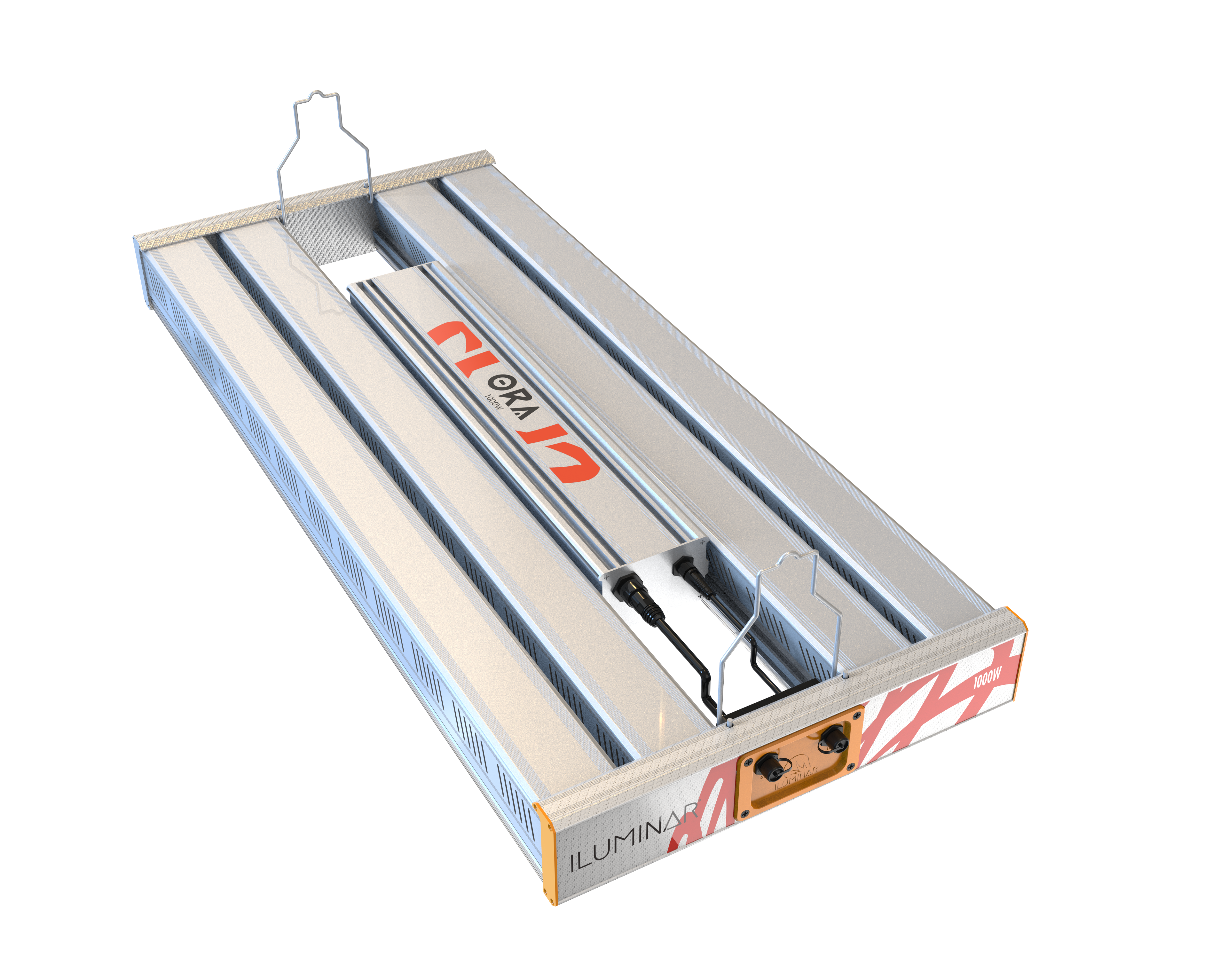 Iluminar ORA 1000W full spectrum LED grow light - angled view