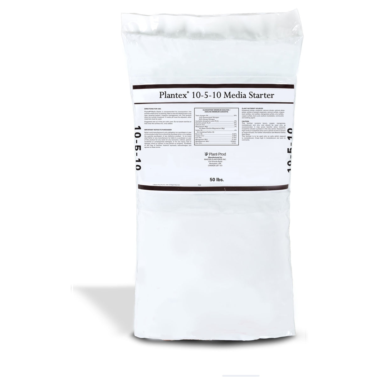Plant-Prod - Plantex 10-5-10 Media Starter Uni-Mix
