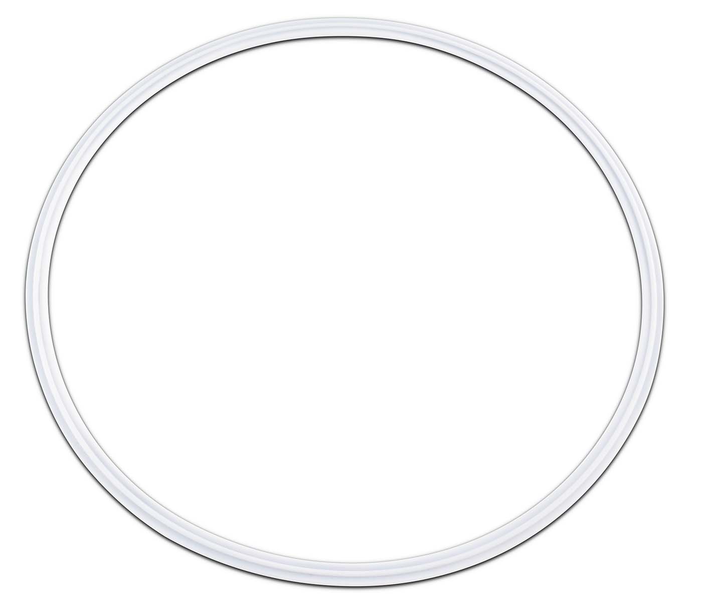 PTFE Envelope Tri - Clamp Gaskets with Viton Filler - USA Made - Black Label Supply llc