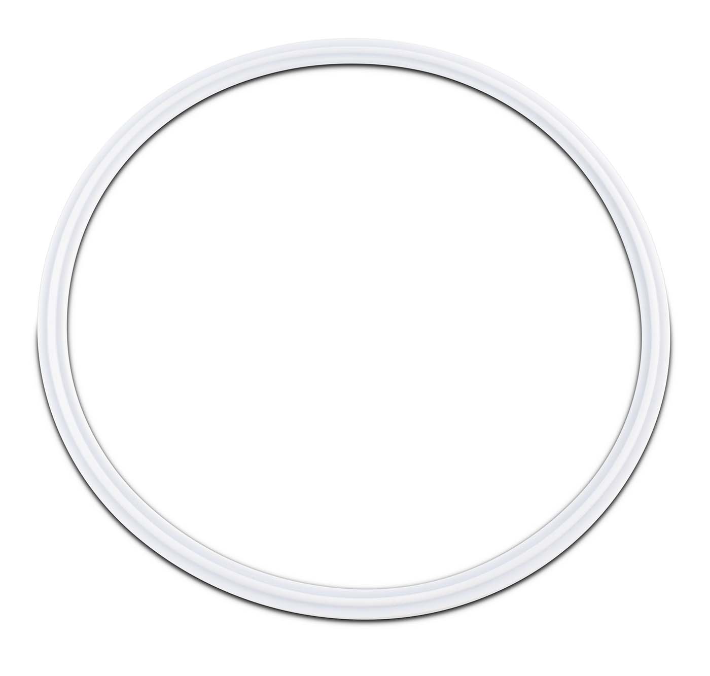 PTFE Envelope Tri - Clamp Gaskets with Viton Filler - USA Made - Black Label Supply llc