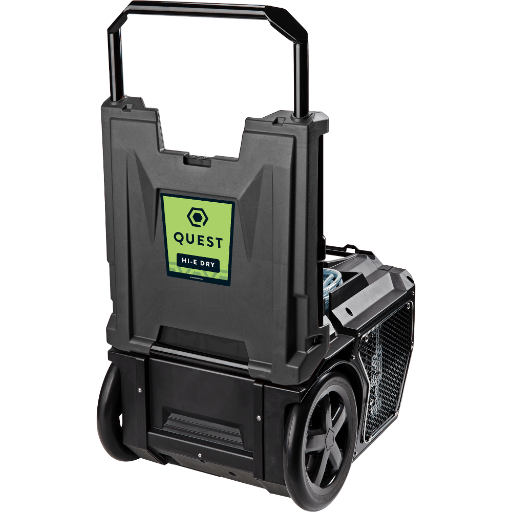 Quest Hi-E 140 Portable Dehumidifier - 135 Pints/Day - 110-120V - Merv 10 Filtration