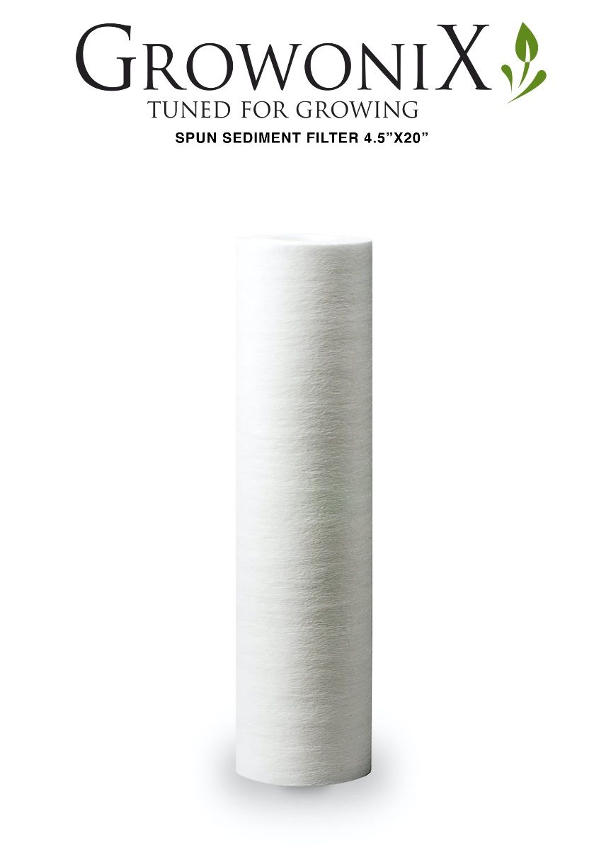 GrowoniX SF-4520-SP Spun Sediment Replacement Filter 4.5 in x 20 in - Water Filter - Replacement Filters / Membranes / Media