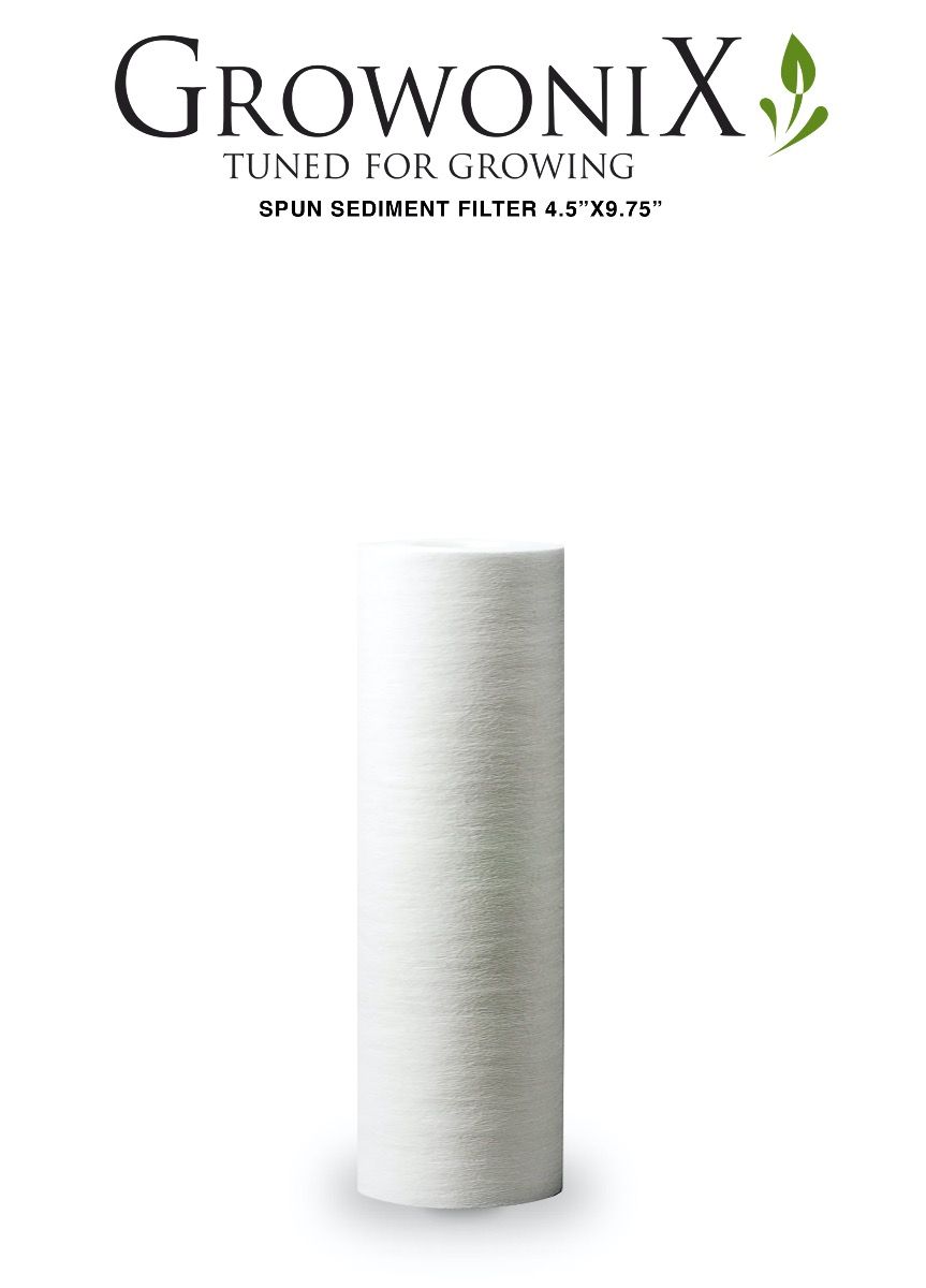 GrowoniX SF-4510-SP Spun Sediment Replacement Filter 4.5 in x 9.75 in - Water Filter - Replacement Filters / Membranes