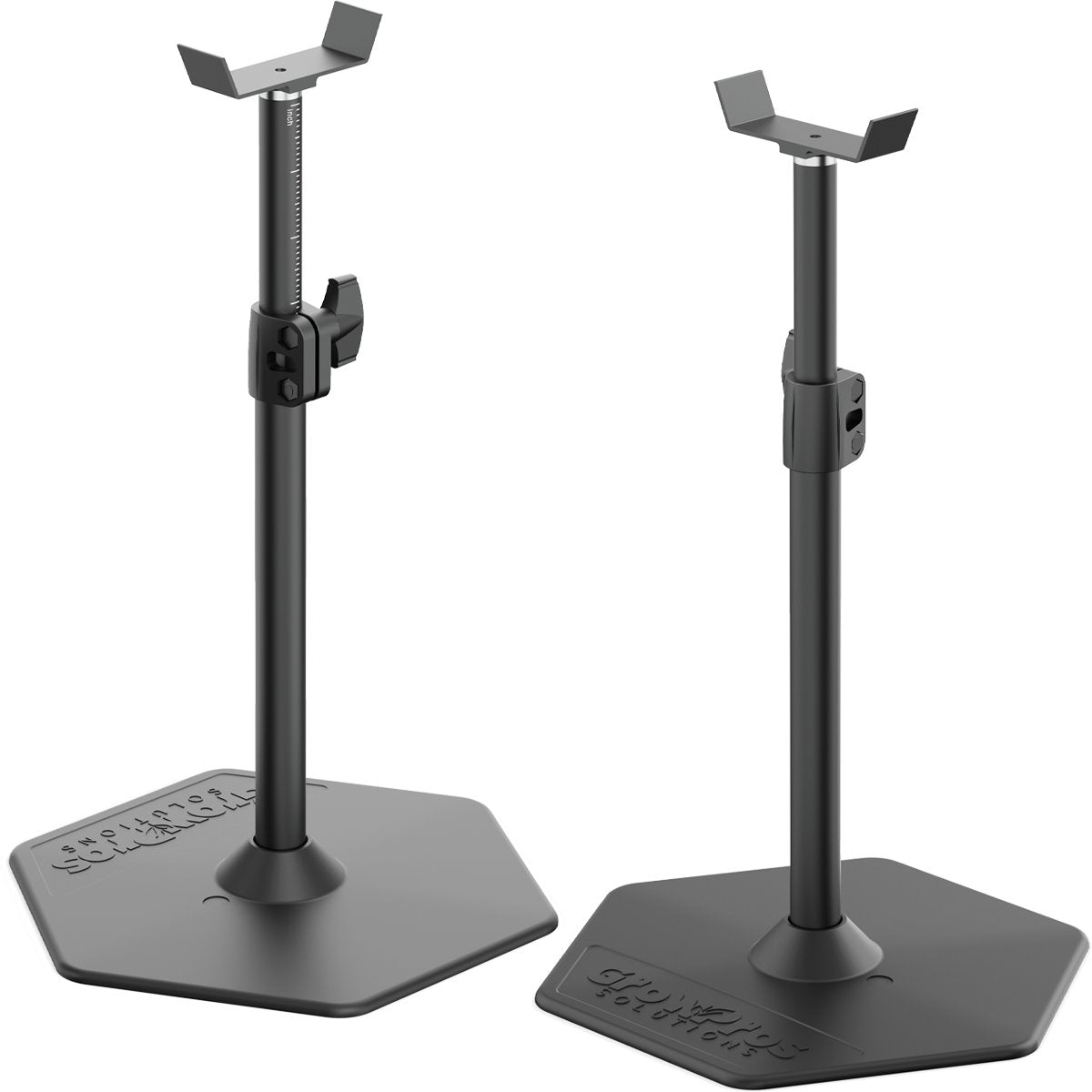 GrowPros Solutions UCL ECO stands pair - telescopic stands on white