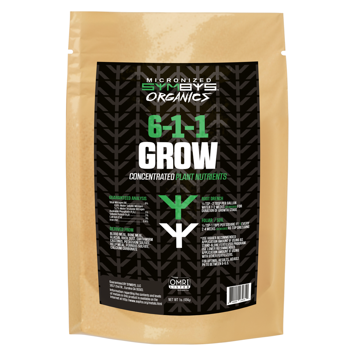 Symbys Organics - Grow 6-1-1