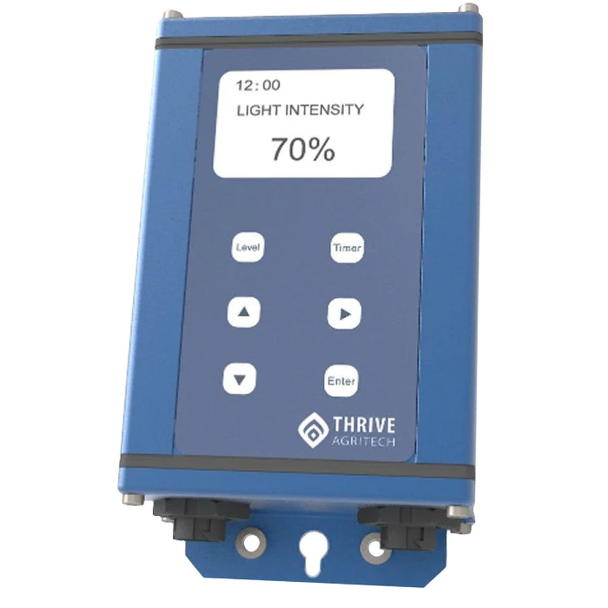 Thrive Agritech LED light controller, 0-10V dimming - front view with keypad and display
