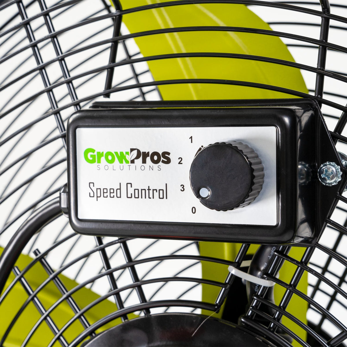 GrowPros Solutions Pegasus 20 in Wall Fan 6000 CFM - motor and grille detail