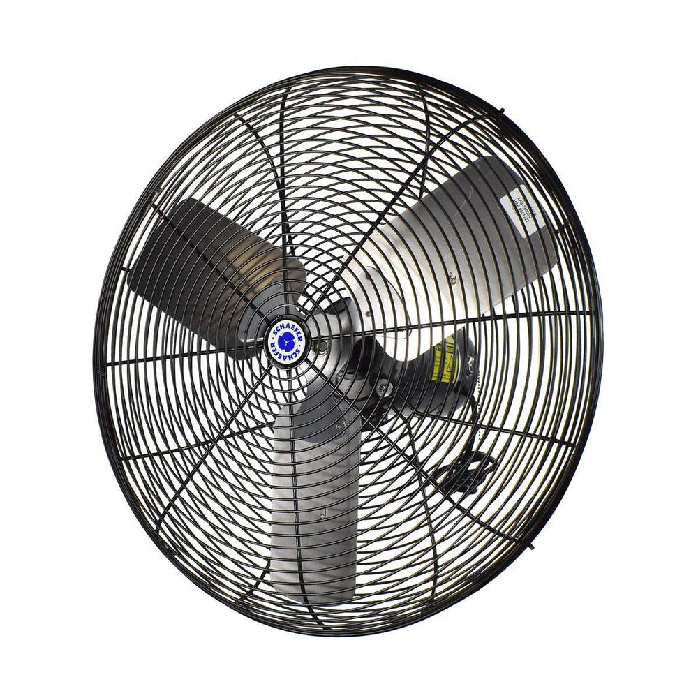 20" Oscillating Circulation Fan, Black OSHA Guards - Black Label Supply llc
