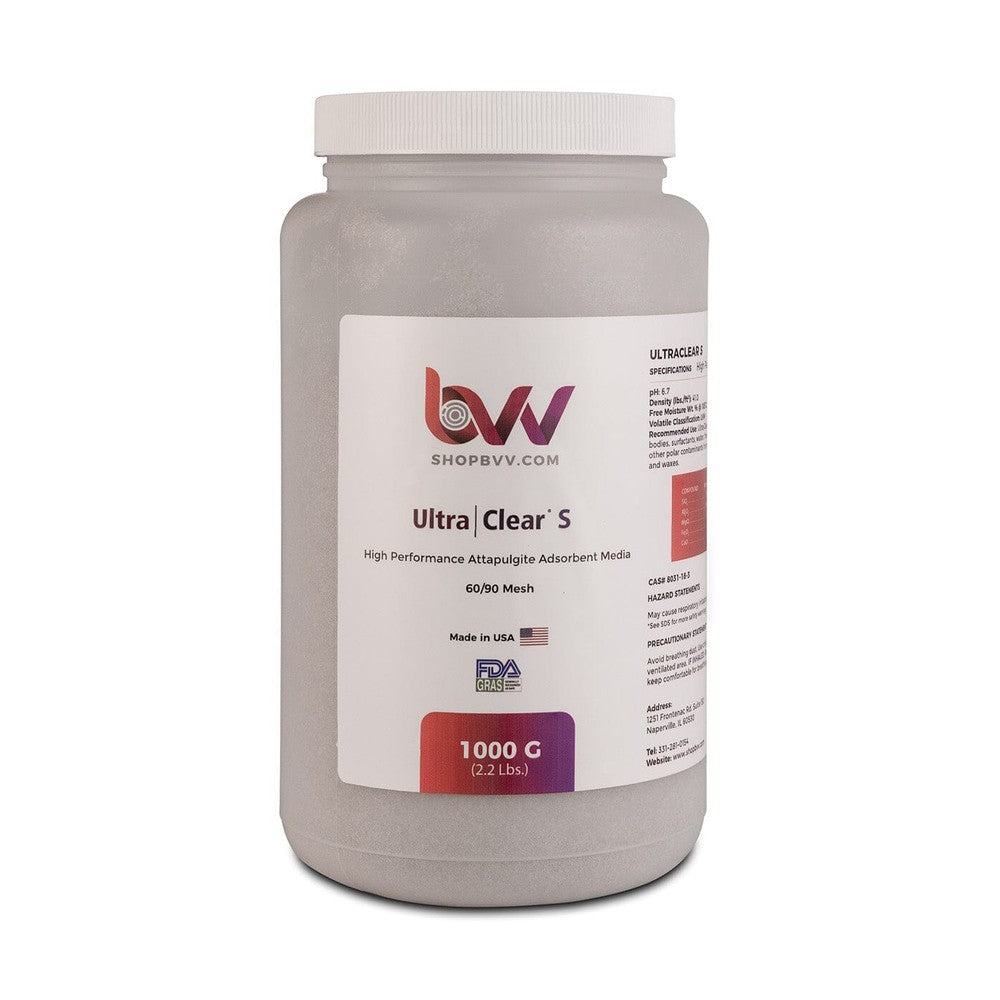 Ultra Clear S - Granular High Performance Bentonite for Bleaching & Decolorizing Edible Oils - Black Label Supply llc