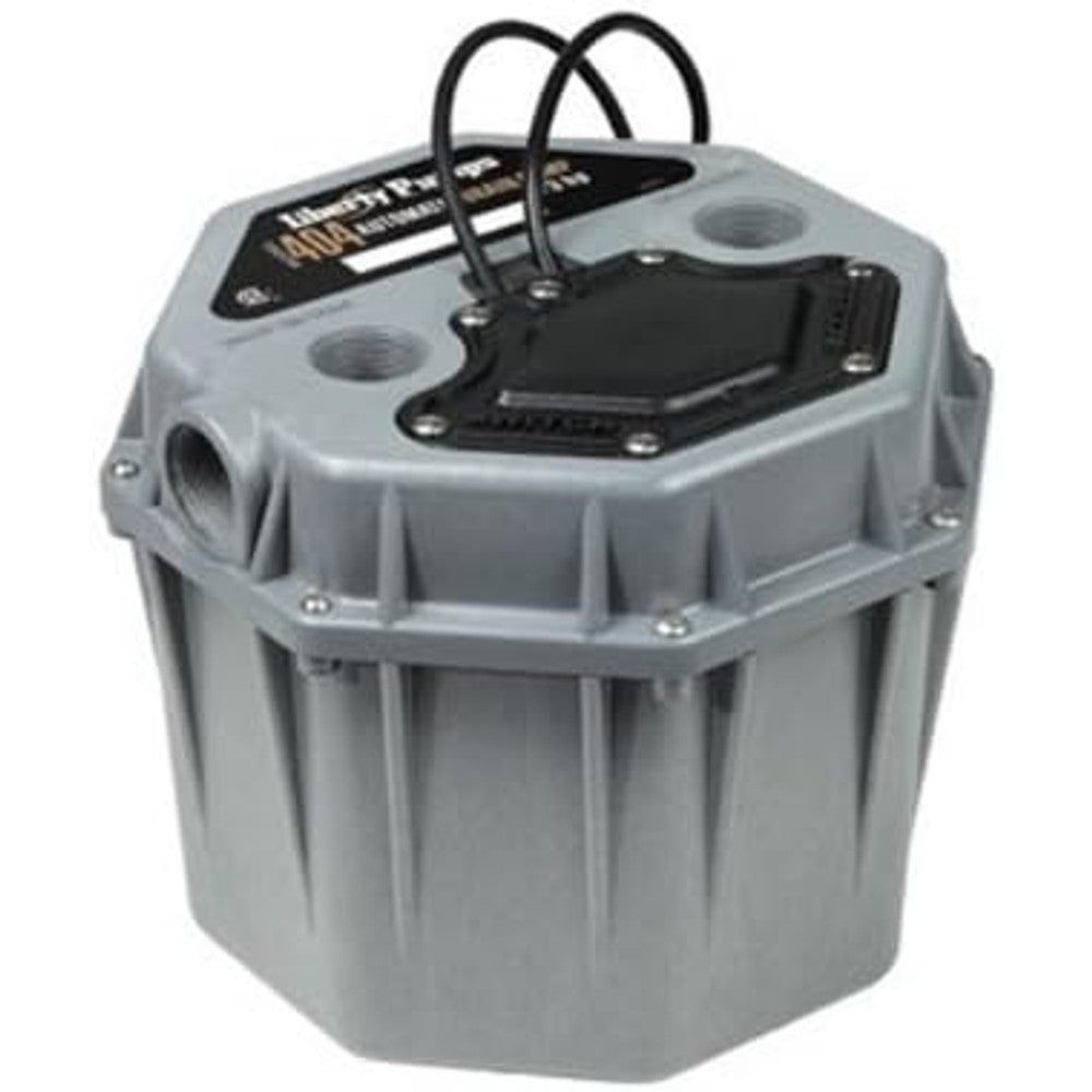 Liberty Pumps 404 1/3 HP, 5 A Amps, 4.3gal, 38gpm Flow Rate at 5' of Head, 110 AC - Pumps