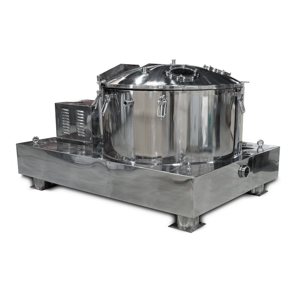 280L Jacketed Stainless Steel Centrifuge with Explosion Proof Motor and Siemens Controller - 85LB Max Capacity - Black Label Supply llc