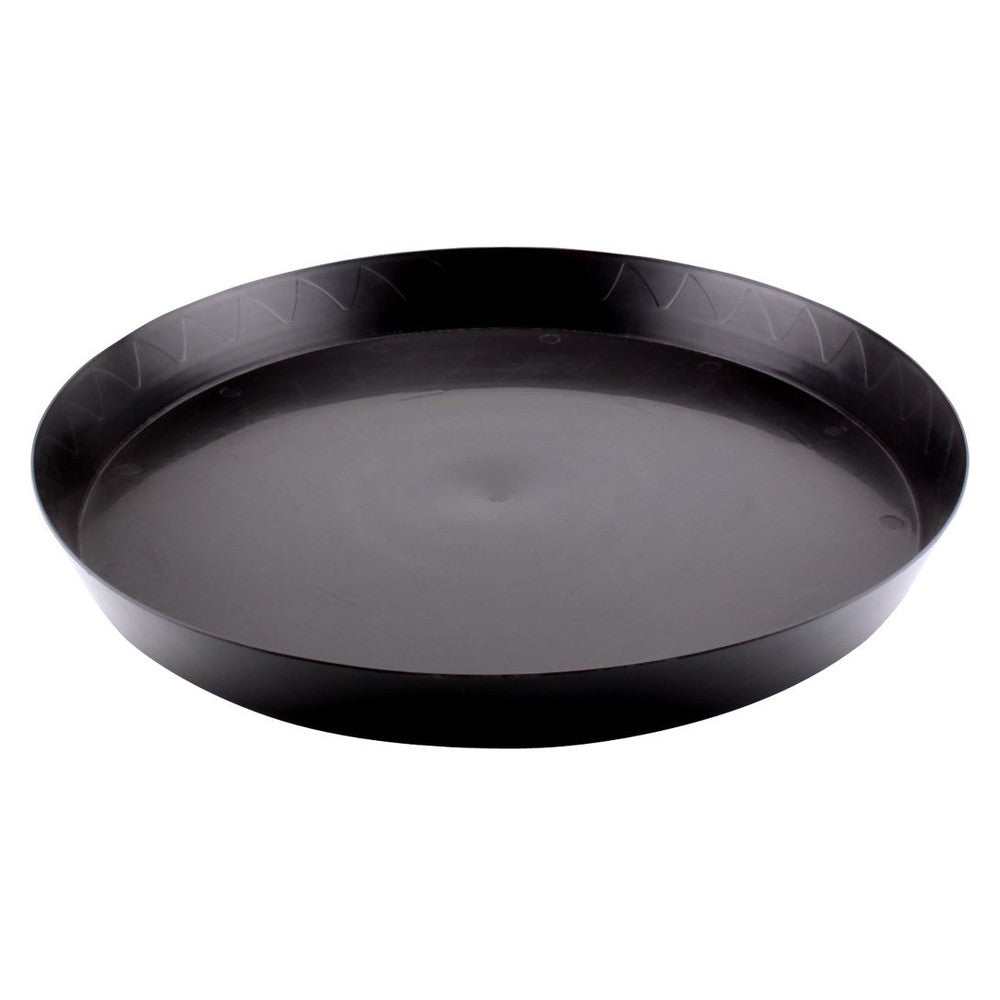 Gro Pro 18in Heavy Duty Saucer Black (35/CS)