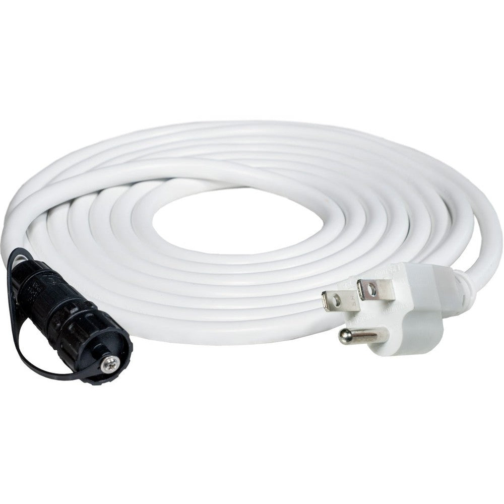10' 110 - 120V PHOTOBIO VP Harness, 5 - 15P, 18AWG (White) - Black Label Supply llc