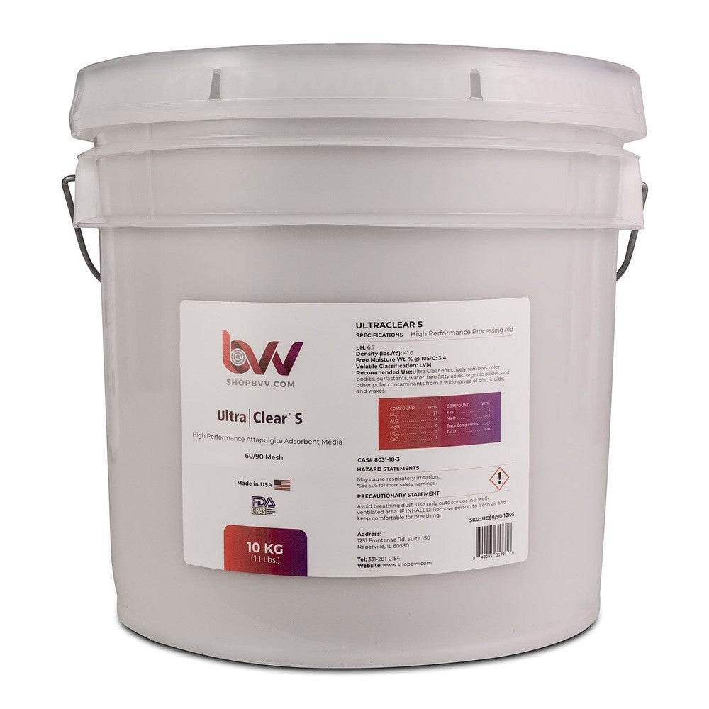 Ultra Clear S - Granular High Performance Bentonite for Bleaching & Decolorizing Edible Oils - Black Label Supply llc