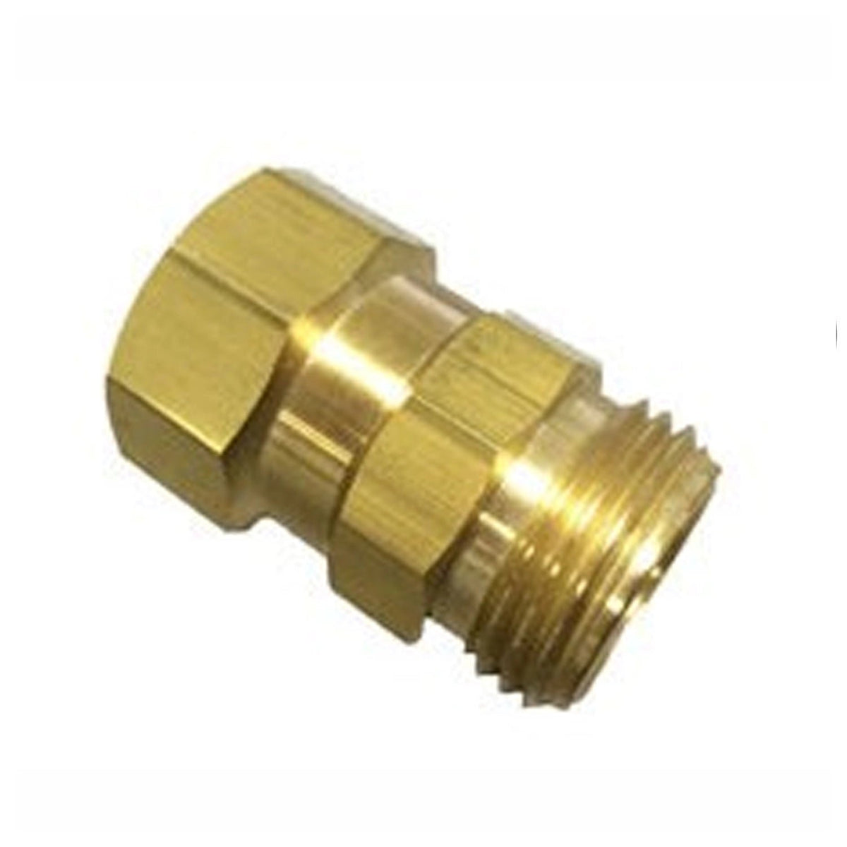 Dramm Brass Hose Swivel, 3/4 in hose thread - product view