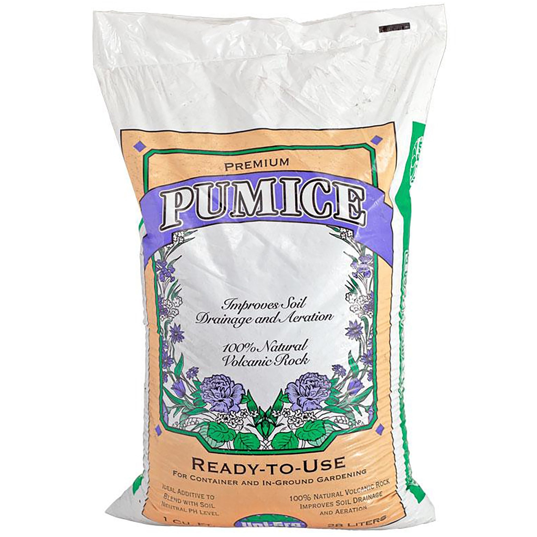Uni-Gro Pumice - 1cu ft - Bag - Granular