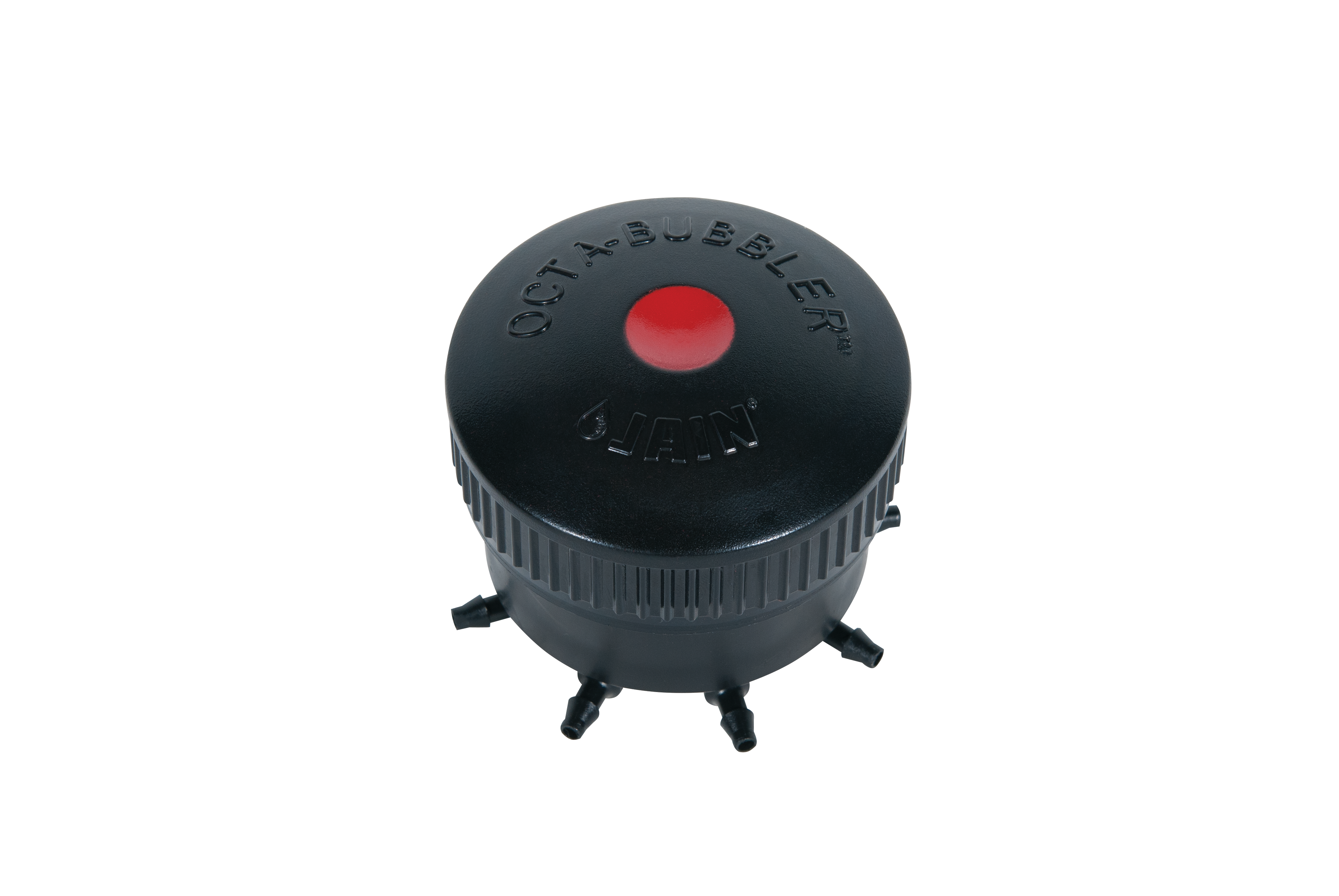 Octa Bubbler - 8 Swivel Ports, Pressure Compensatin, 1/2" FPT Inlet, 250" barbed Outlet