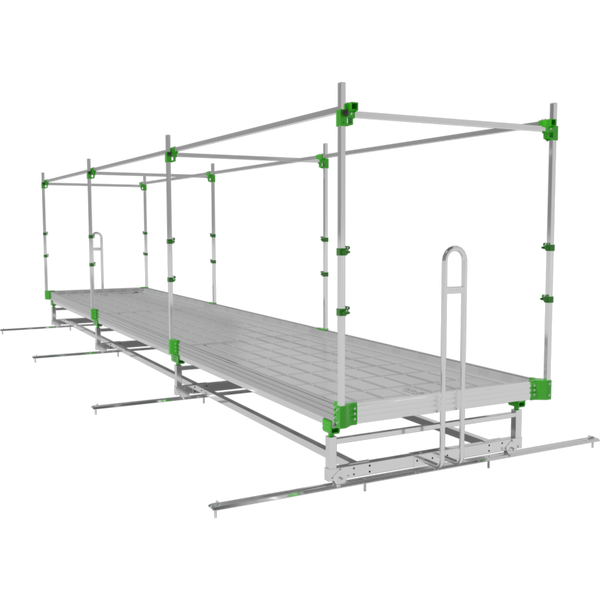 GrowPros V-track Rolling Benches (CUSTOM PRICED AFTER ORDER)
