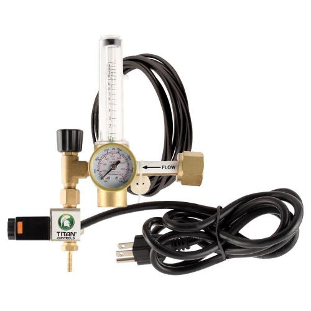 Titan Controls® CO2 Regulator - Black Label Supply llc