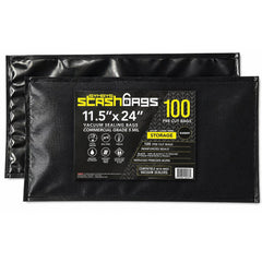 SYMBYS - StashBags Pre-Cut Vacuum Seal Bags - Black