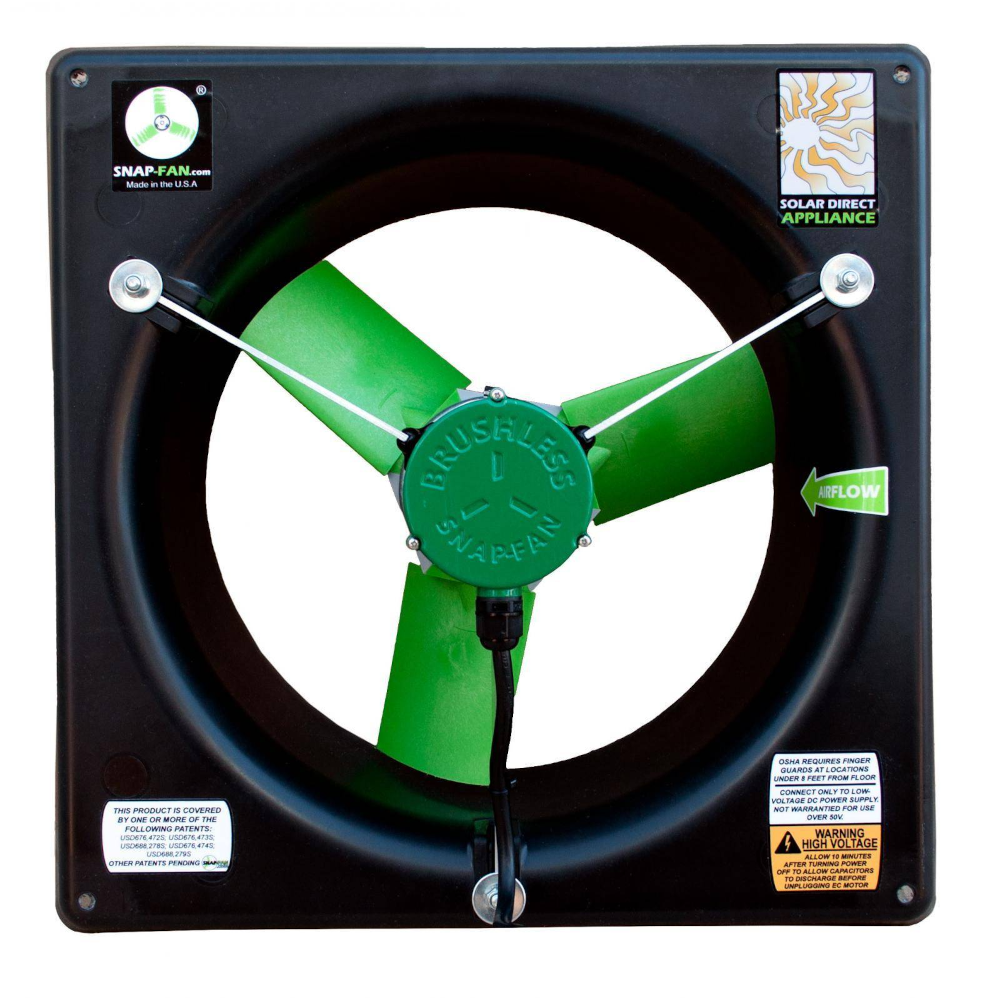 FOGCO 12″ Brushless DC Snap-Fan