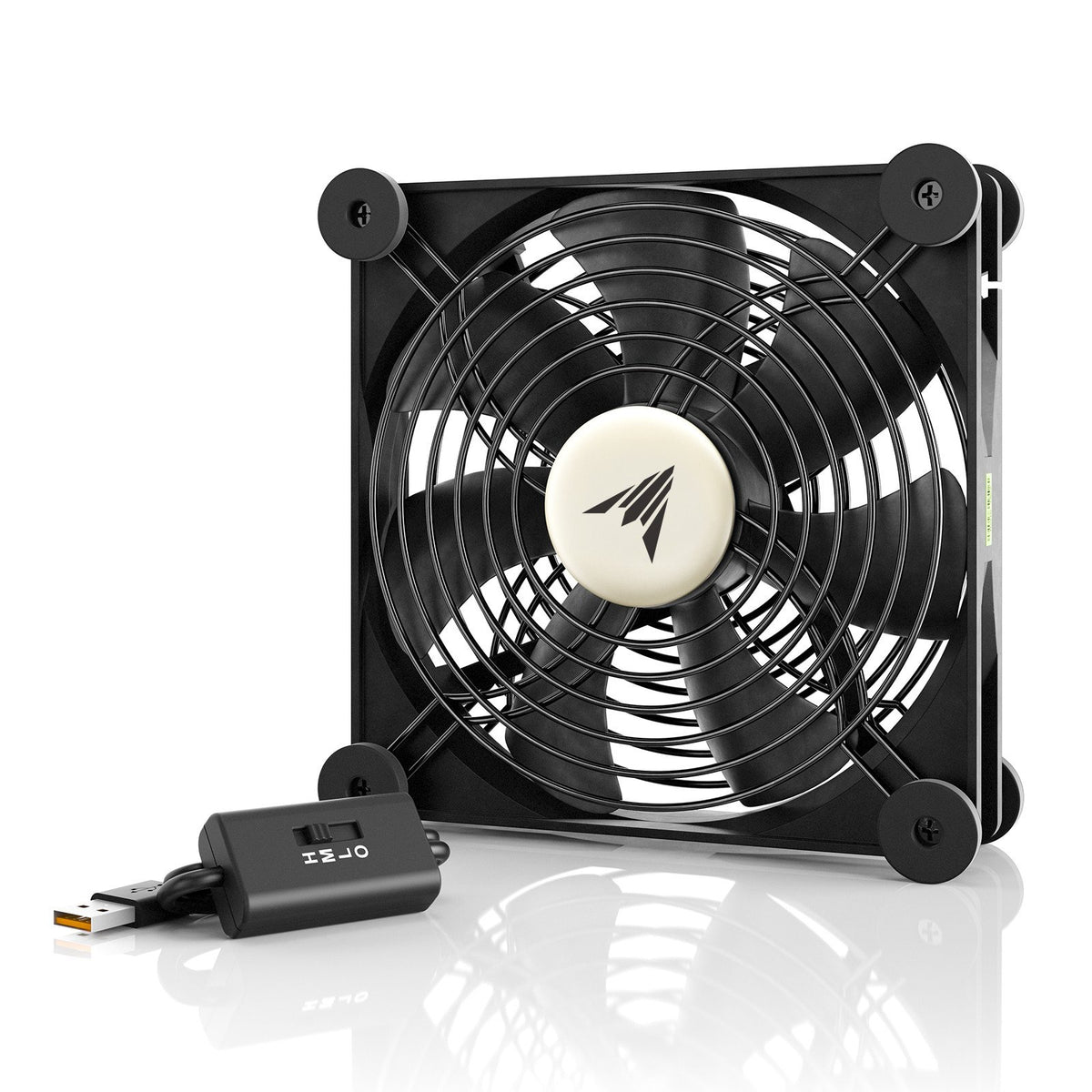 AC Infinity MULTIFAN Quiet Cooling Fans - S4 - USB, 140mm