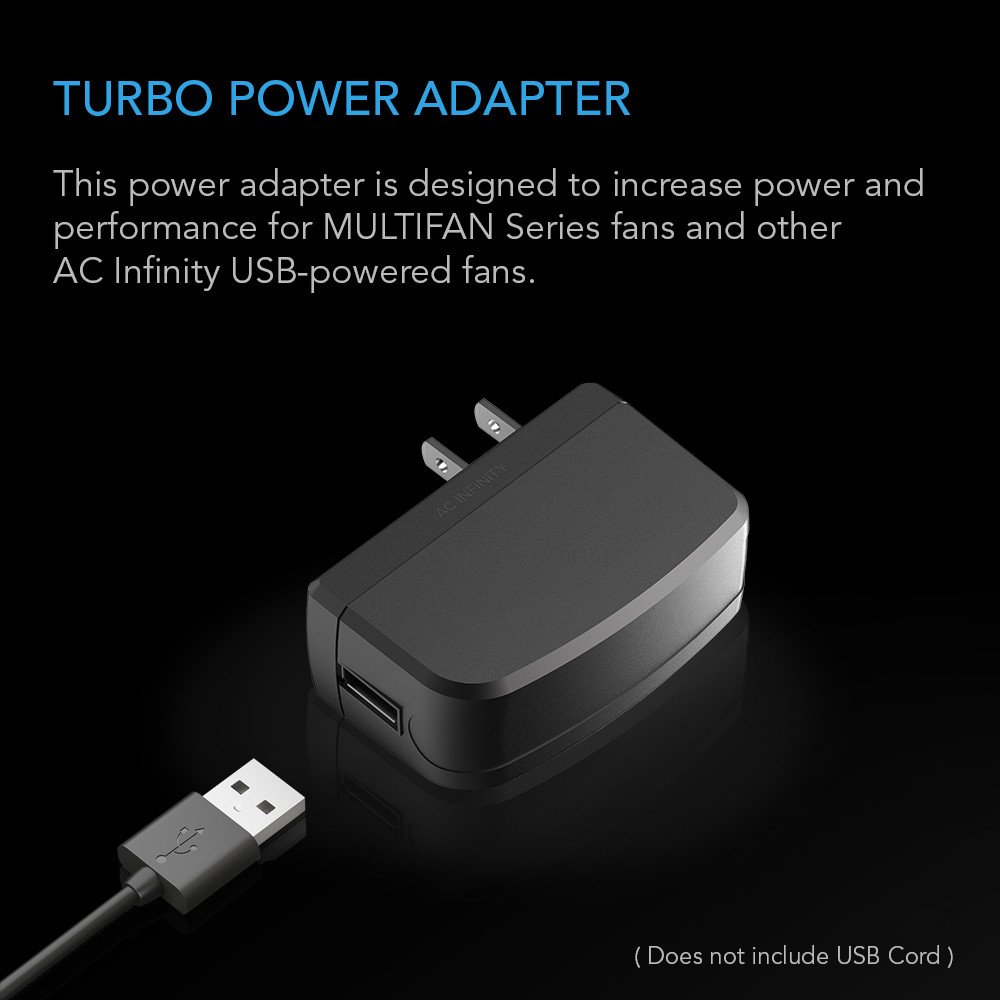 AC Infinity Turbo Fan Power Adapter - detail 2