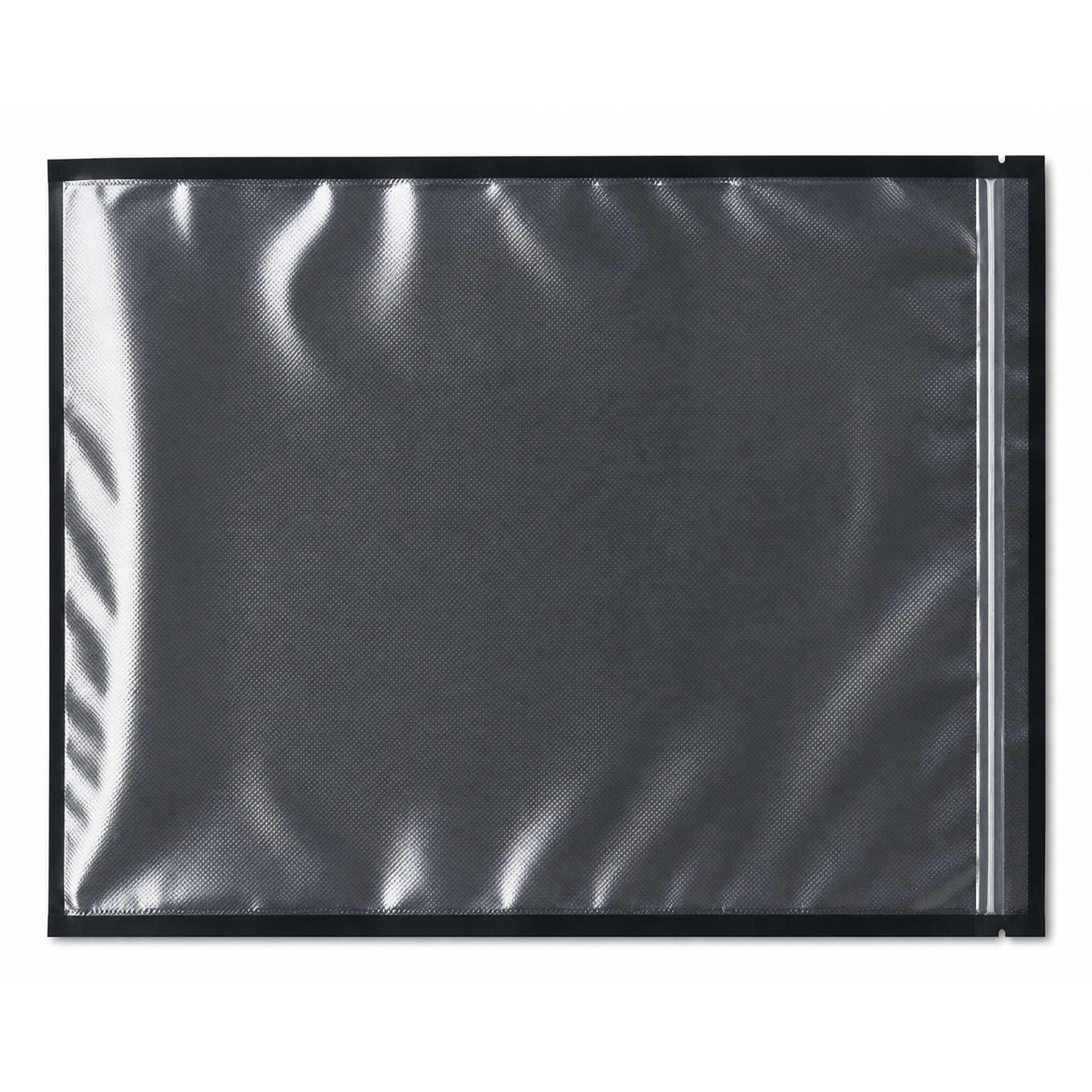 SYMBYS StashBags black clear pre-cut vacuum seal bag with zip 5 mil 15 in x 20 in 50 pack