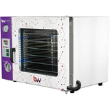 1.9CF ECO Vacuum Oven - 4 Wall Heating, LED display, LED's - 6 Shelves Standard - Black Label Supply llc