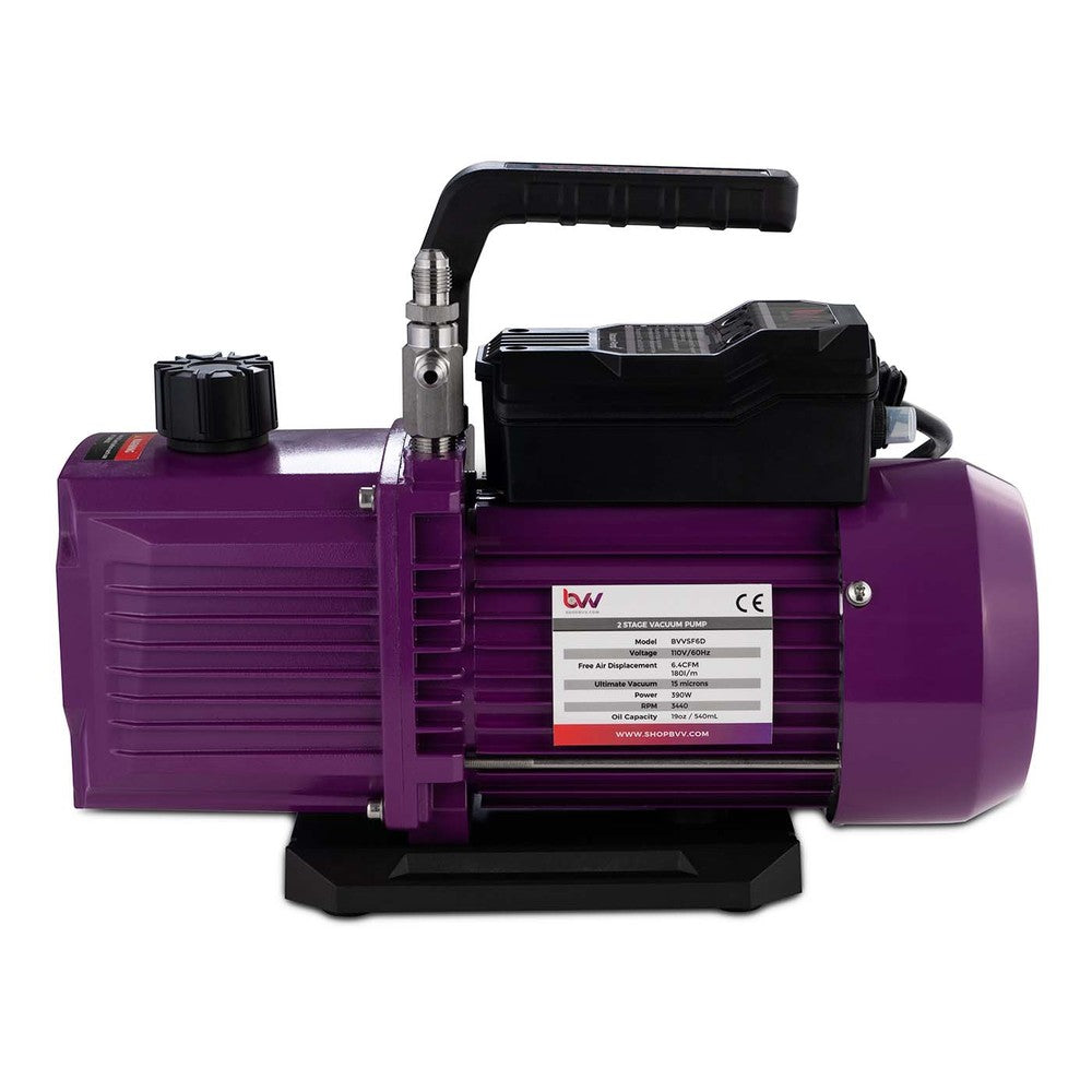 BVV™ SF6D 6CFM Two Stage Spark Free Vacuum Pump - Black Label Supply llc