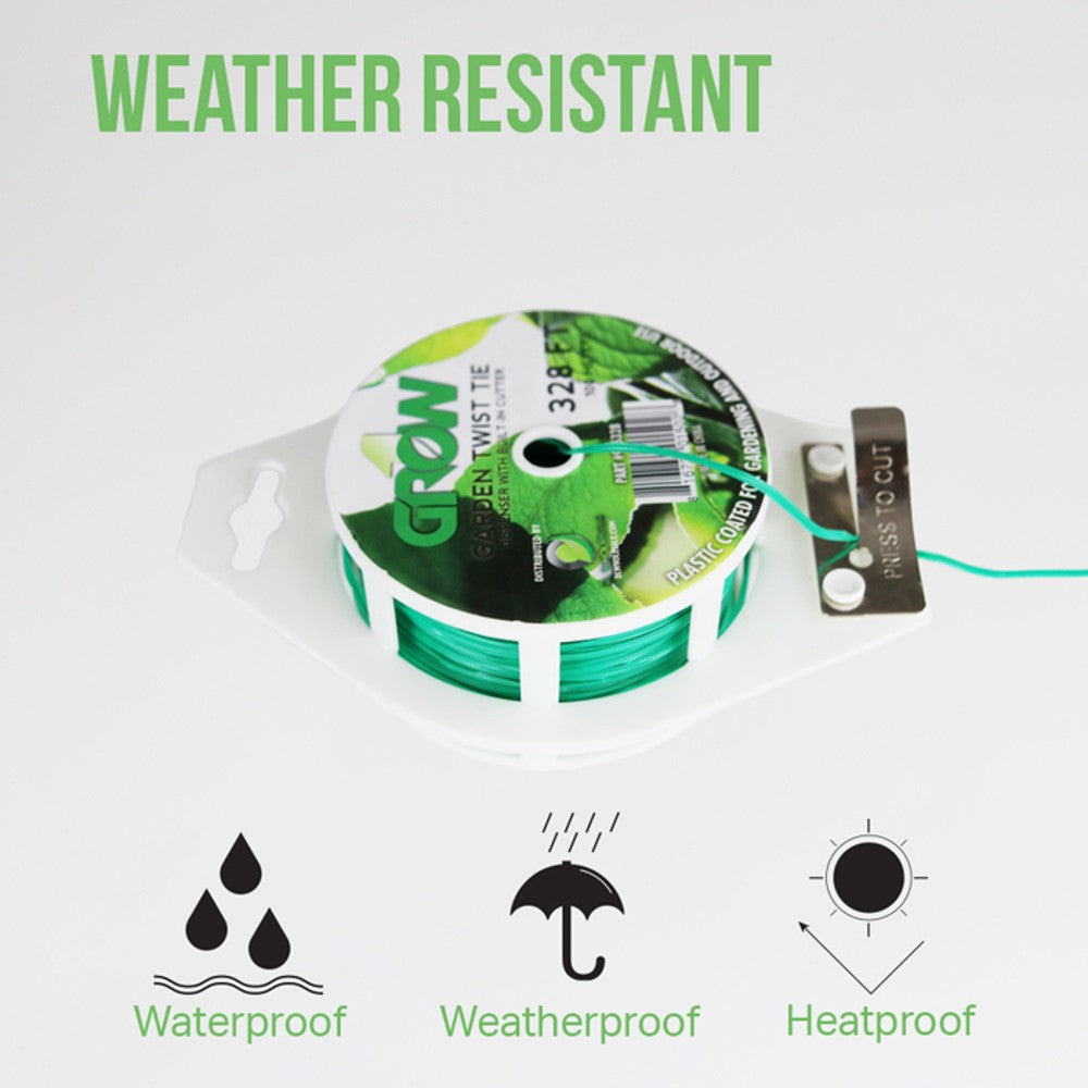 Grow1 Garden Twist Tie 328' – Plant Support