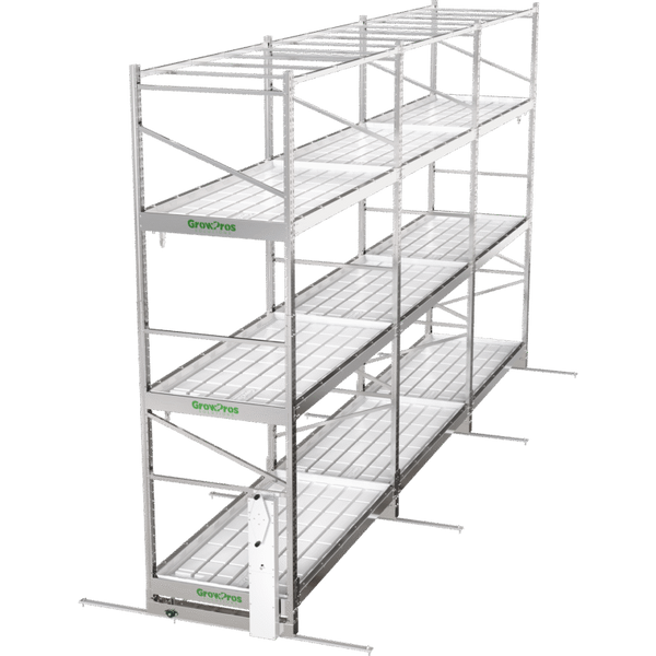 GrowPros 3-Tier Rolling Rack Stainless Steel (CUSTOM PRICED AFTER ORDER)