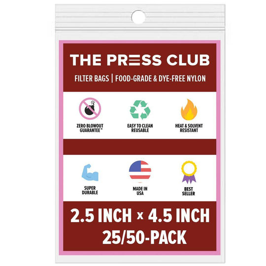 THE PRESS CLUB 2.5" x 4.5" ROSIN BAGS