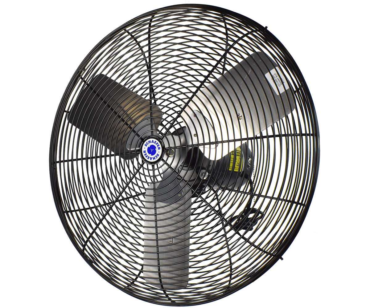 20" Oscillating Circulation Fan, Black OSHA Guards - Black Label Supply llc