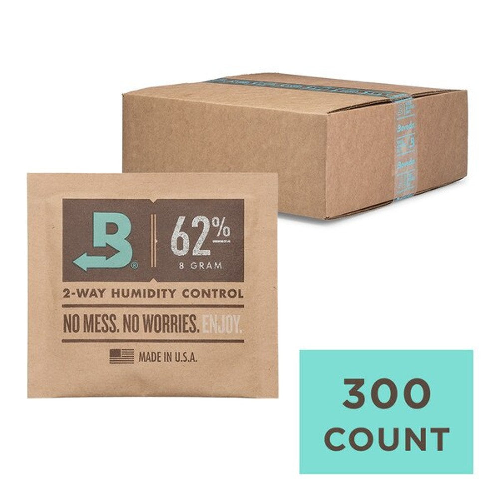 Boveda Size 8 Bulk (Sold by Case) – Size 8 Bulk Mastercase-62% (unwrapped)(300/Case) – Humidity Control