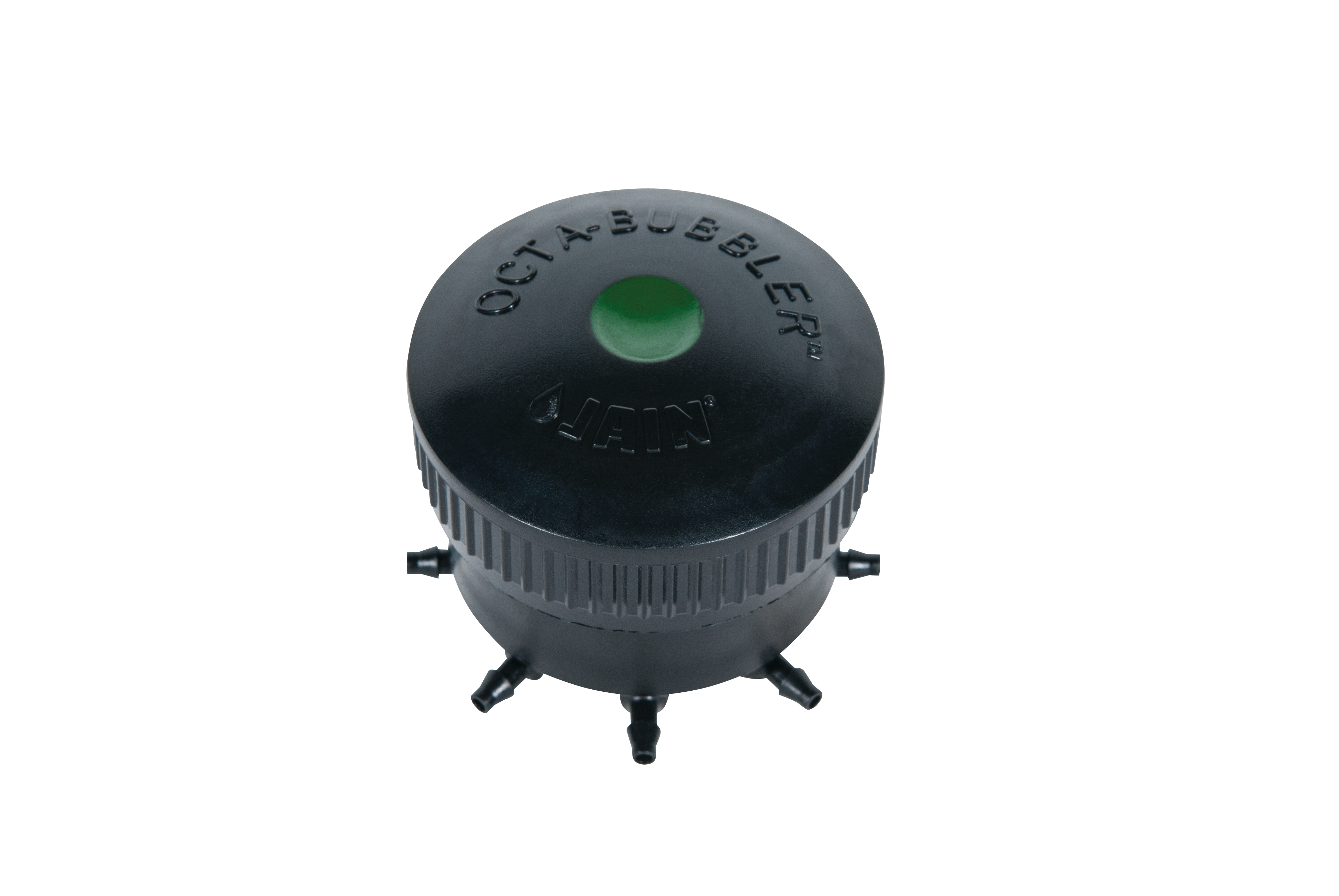 Octa Bubbler - 8 Swivel Ports, Pressure Compensatin, 1/2" FPT Inlet, 250" barbed Outlet