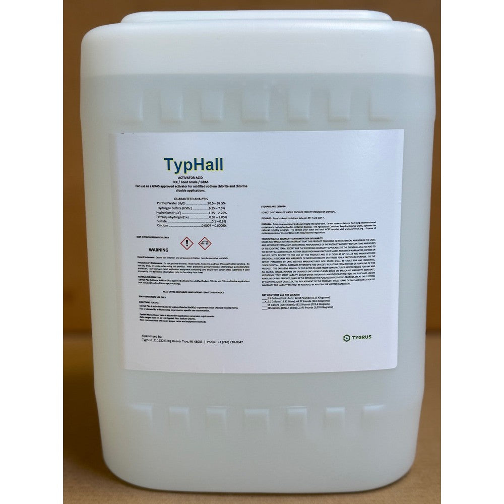 50% TypHall acid (min. order of 6) – Disinfection and Sanitation
