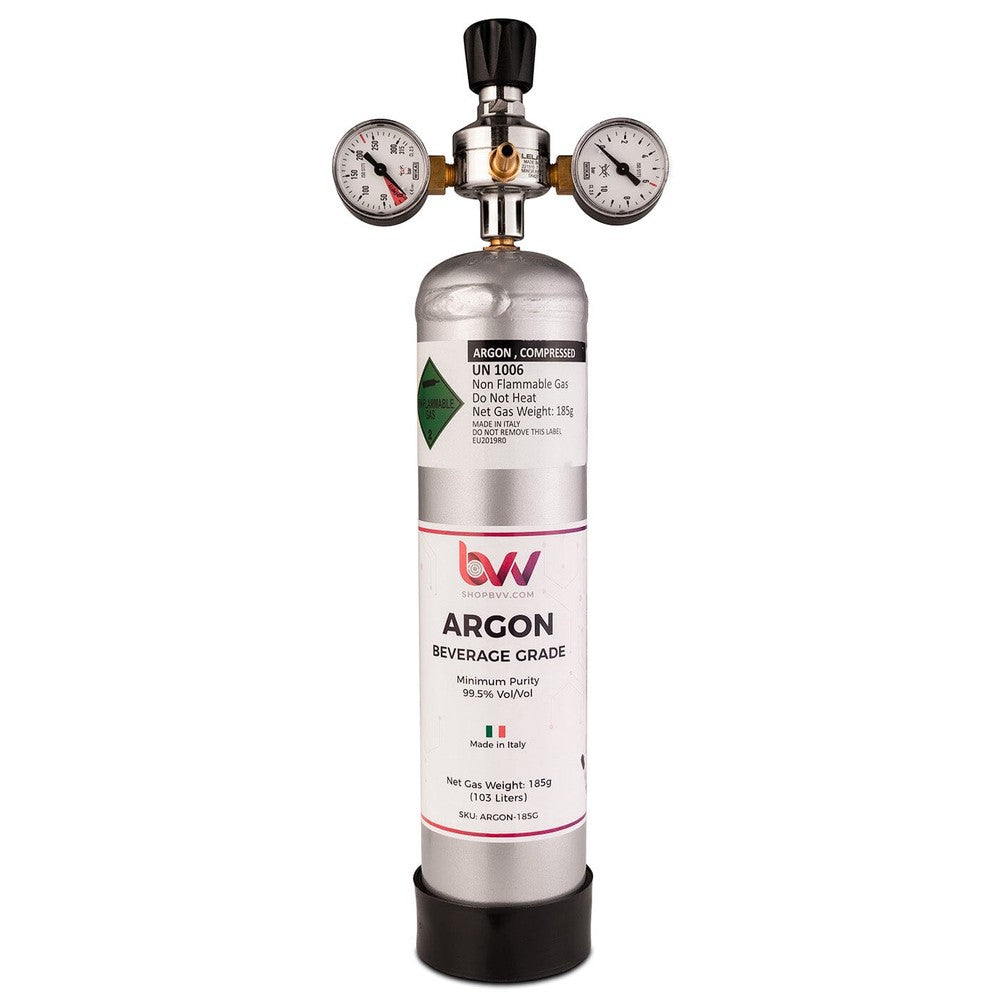 Argon Gas 99.5% - Pure gas for preserving terpenes in flowers and concentrates - Black Label Supply llc