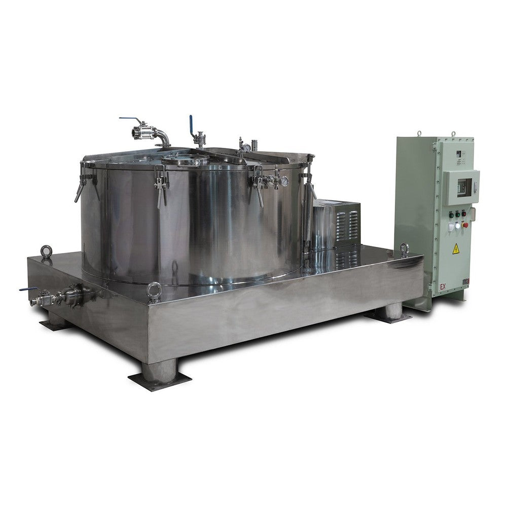 475L Jacketed Stainless Steel Centrifuge with Explosion Proof Motor and Siemens Controller - 150Lbs Max Capacity - Black Label Supply llc