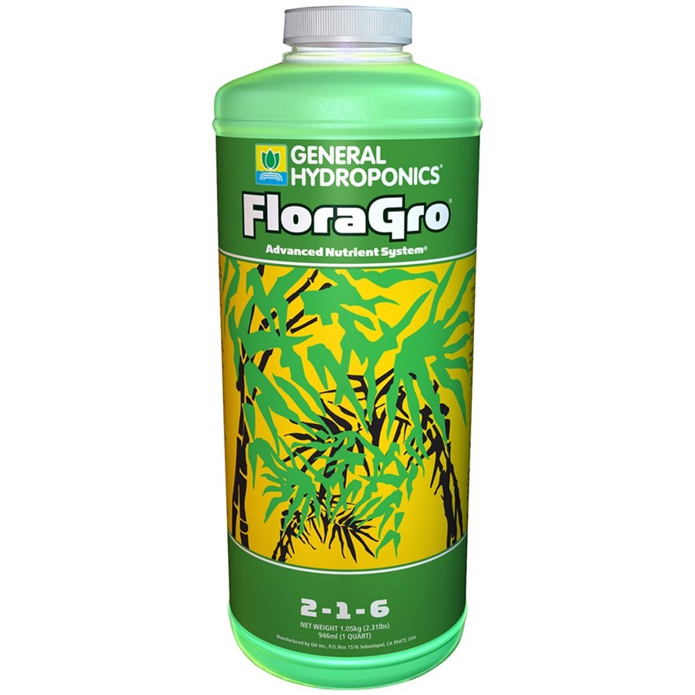 General Hydroponics 32oz Flora Gro (12/CS)