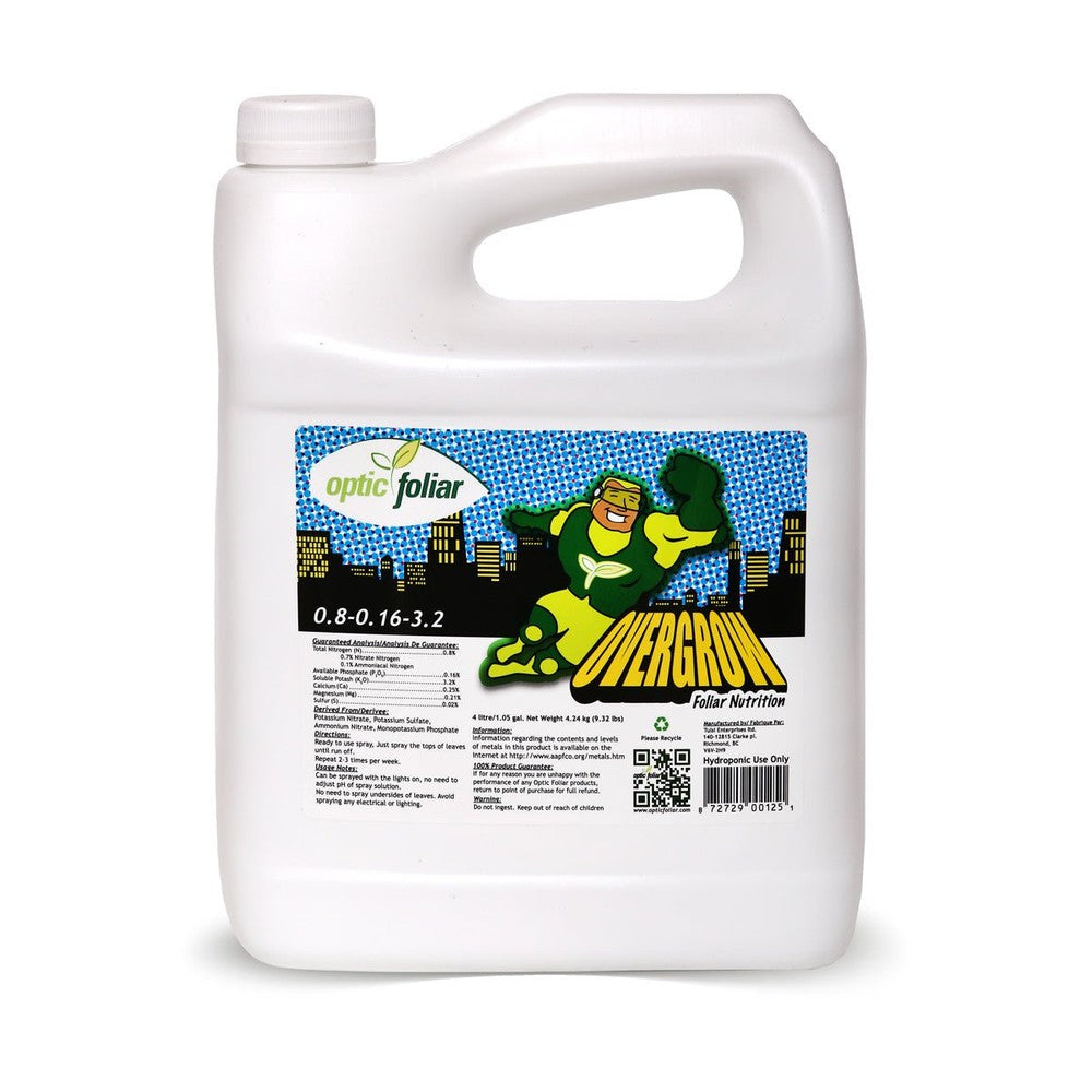 Optic Foliar OVERGROW - Black Label Supply llc
