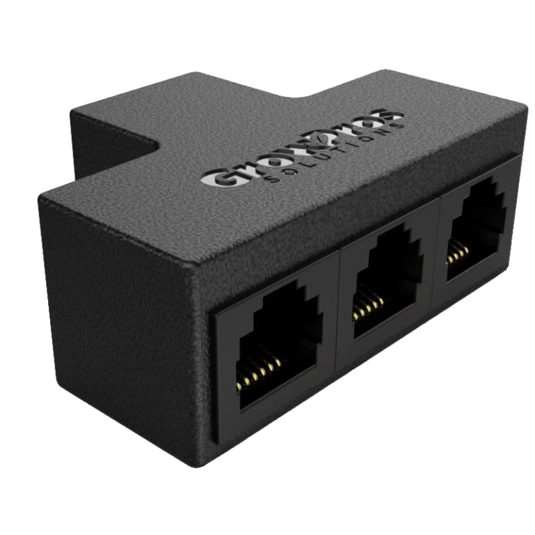 GrowPros 1-3 Data Splitter RJ12 1 female to 3 females