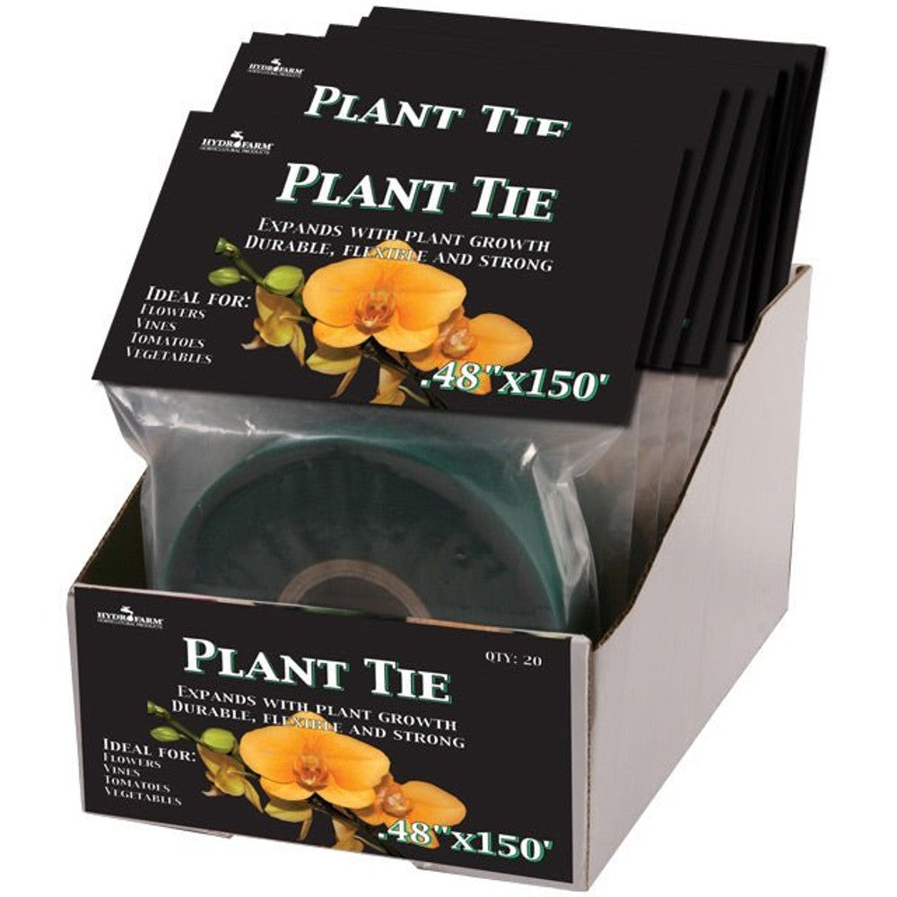 Plant Tie 150' x 1/2", 8mil - Black Label Supply llc
