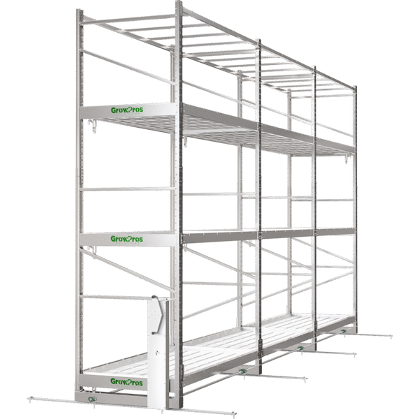 GrowPros 3-Tier Rolling Rack Stainless Steel (CUSTOM PRICED AFTER ORDER)