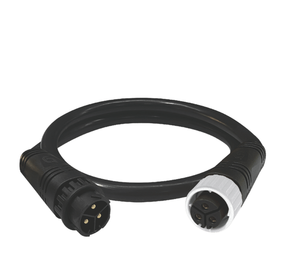 3' 15A AWG#14 ThinkGrow Extension Power Cord - Black Label Supply llc