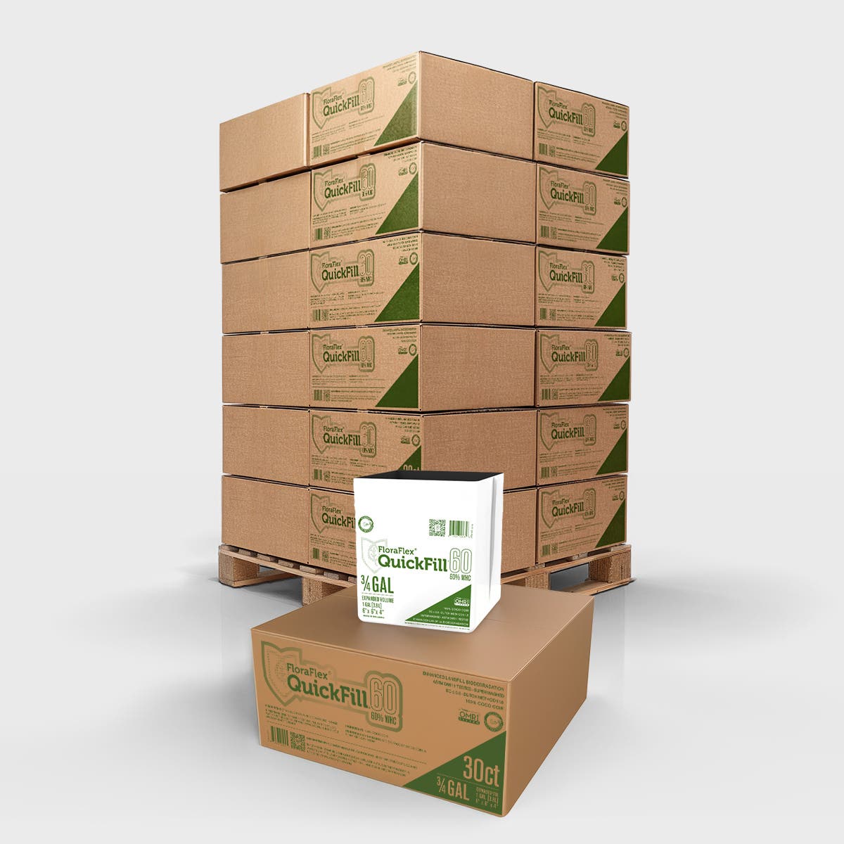 FloraFlex - Quickfill 3/4 Gallon 60% - | Full Pallet of 3000
