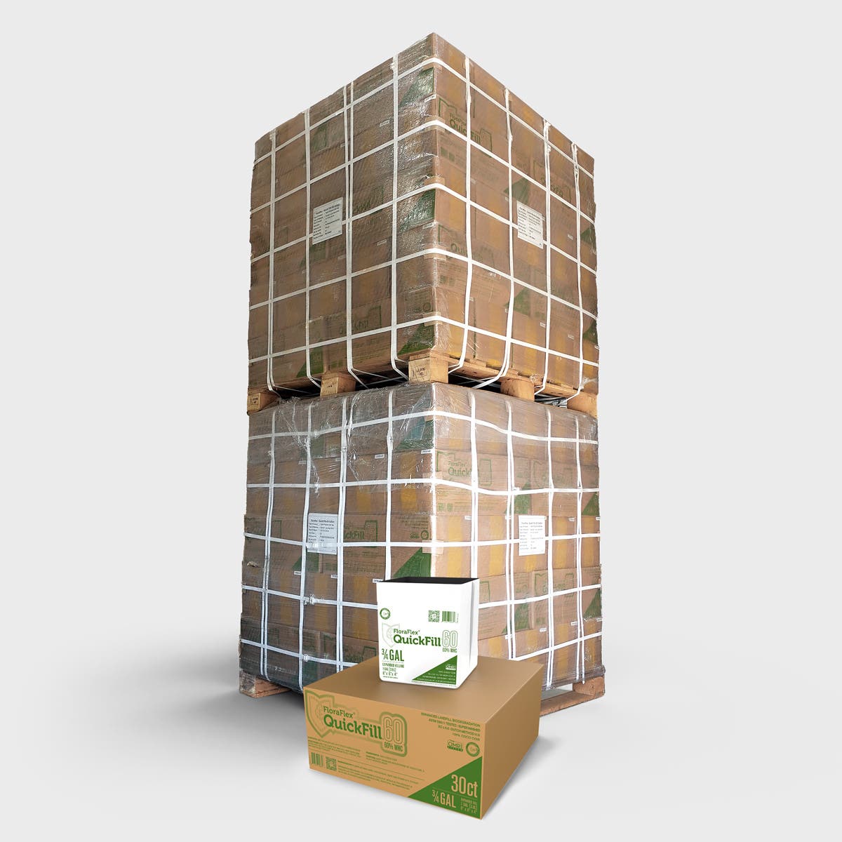 FloraFlex - Quickfill 3/4 Gallon 60% - | Full Pallet of 3000