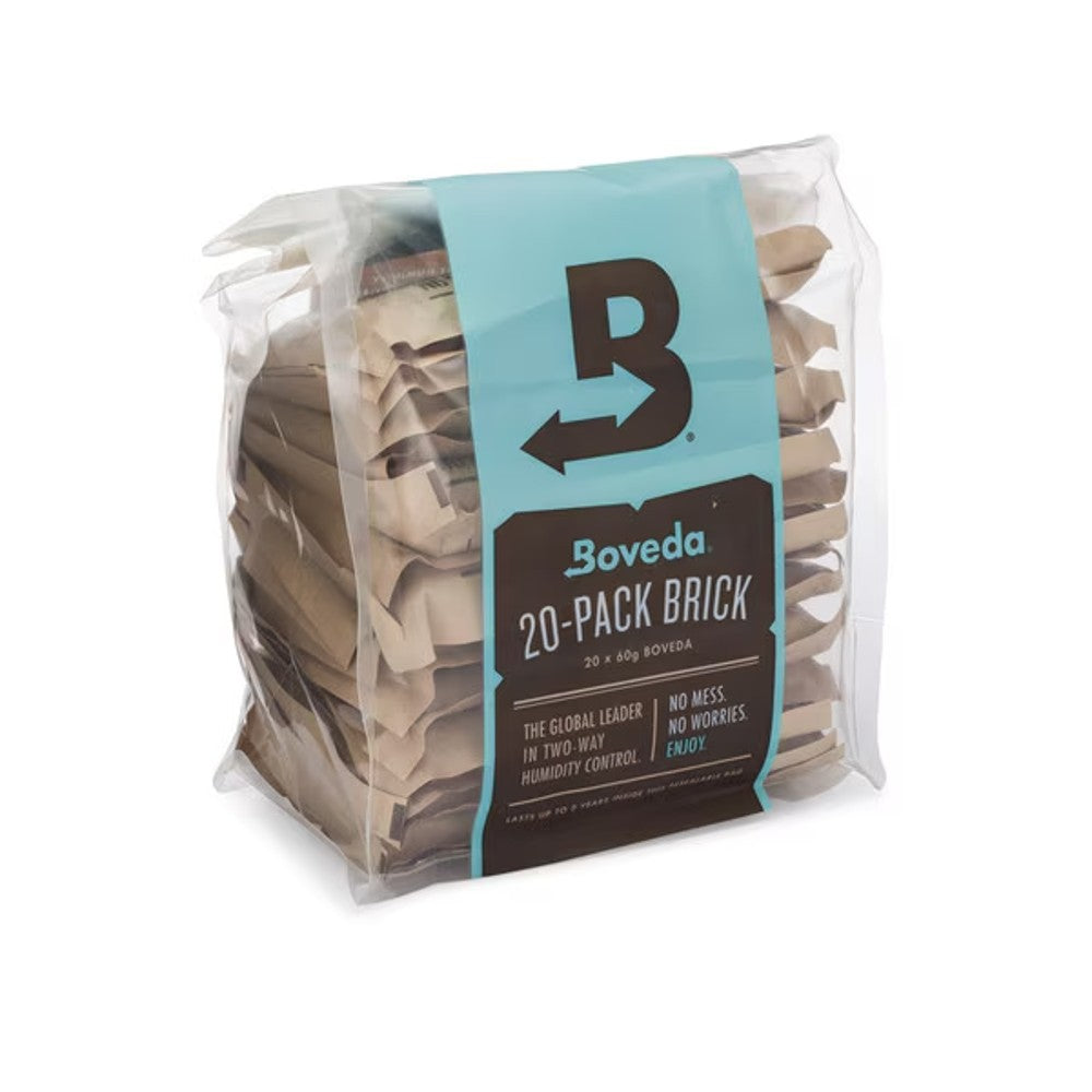 Boveda Size 67 Brick (4/Case) (Sold by Case) – 20 Unwrapped/Brick - 58% - 67g (4/Case) – Humidity Control