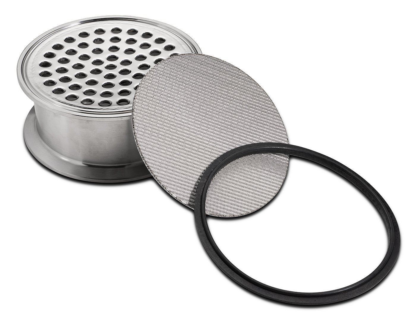 316L Stainless Dutch Weave Sintered Filter Disk 1 micron and up - BUNA - N - Black Label Supply llc